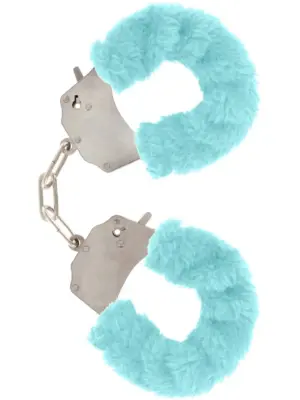 Furry Fun Cuffs Aqua