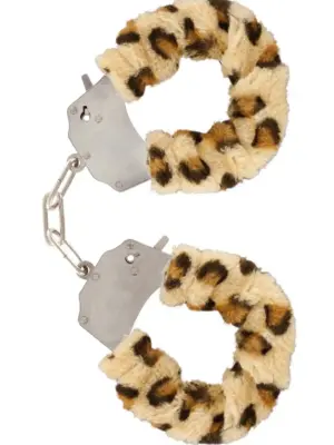 Furry Fun Cuffs Leopard