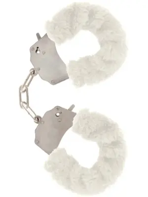 Furry Fun Cuffs White