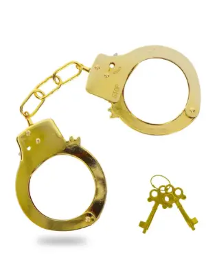 Metal Handcuffs Gold