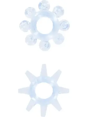 Power Stretchy Rings 2pcs Blue