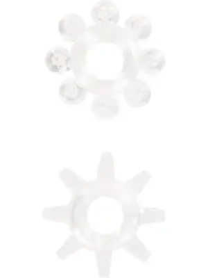 Power Stretchy Rings 2pcs Transparent