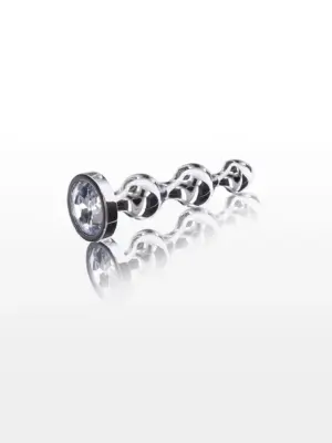Koraliki Analne Diamond Star Beads Small Silver