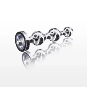 Diamond Star Beads Medium Silver