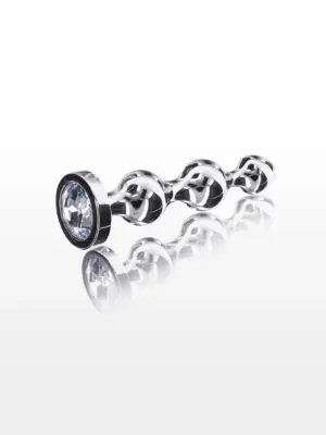 Koraliki Analne Diamond Star Beads Medium Silver