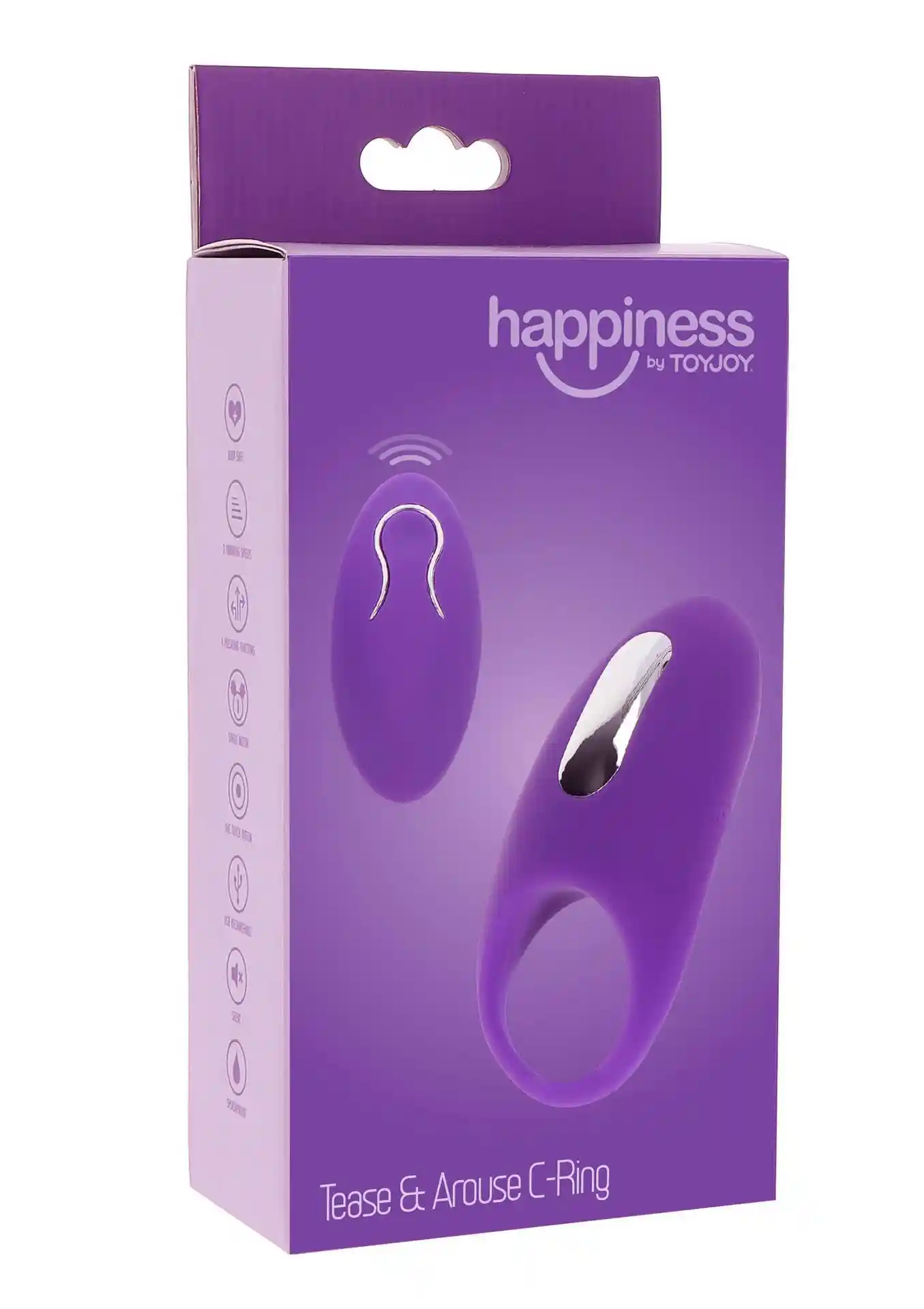 Tease & Arouse C-Ring Purple - obrazek 2
