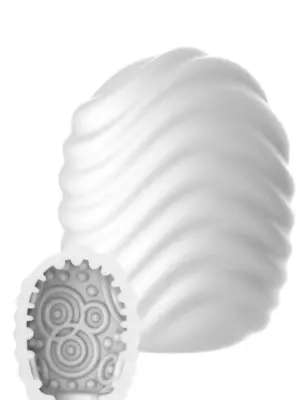 Mini Masturbator Wave White
