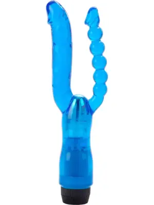 Wibrator Podwójny Penetrator Niebieski