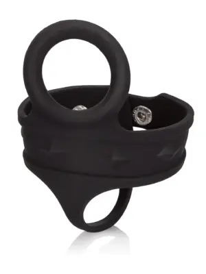 Silicone 3-Snap Ball Spreader Black