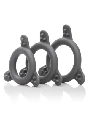 Pierścień Silikonowy Pro Series Black Set 3 Rozmiary