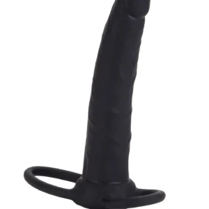 Silicone Dual Penetrator Black