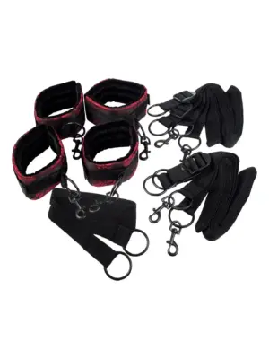 Scandal Bed Restraints Black