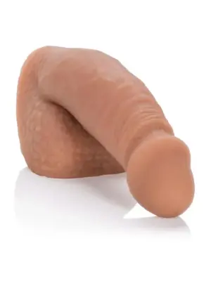 Opakowany Penis Skóra Brązowa 5 cali / 12.8 cm
