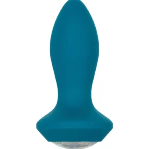 Vibrating Petite Crystal Probe Blue