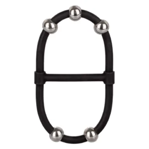 Beaded Dual Silicone Maximizer Black