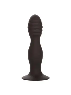 Ribbed Anal Stud Black