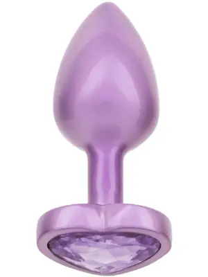 Diamond Heart Plug Small Purple