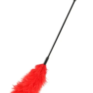 Double Feather Tickler Red