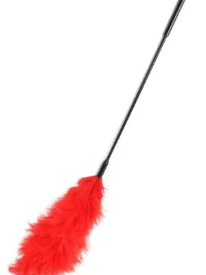Double Feather Tickler Red