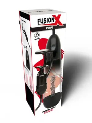 Pompa Penisa z Przyssawką i Osłoną Powiększającą Fusion X