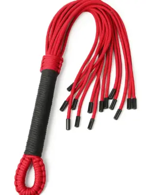 Knot Flogger Red