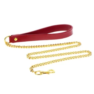 Chain Leash Red