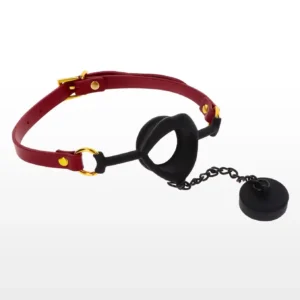 Kinky Gag with Plug Red