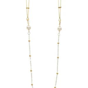 Tweezers Pearl & Deluxe Chain Gold
