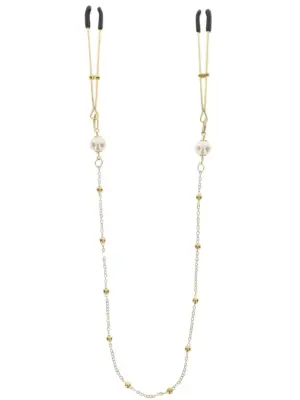 Tweezers Pearl & Deluxe Chain Gold