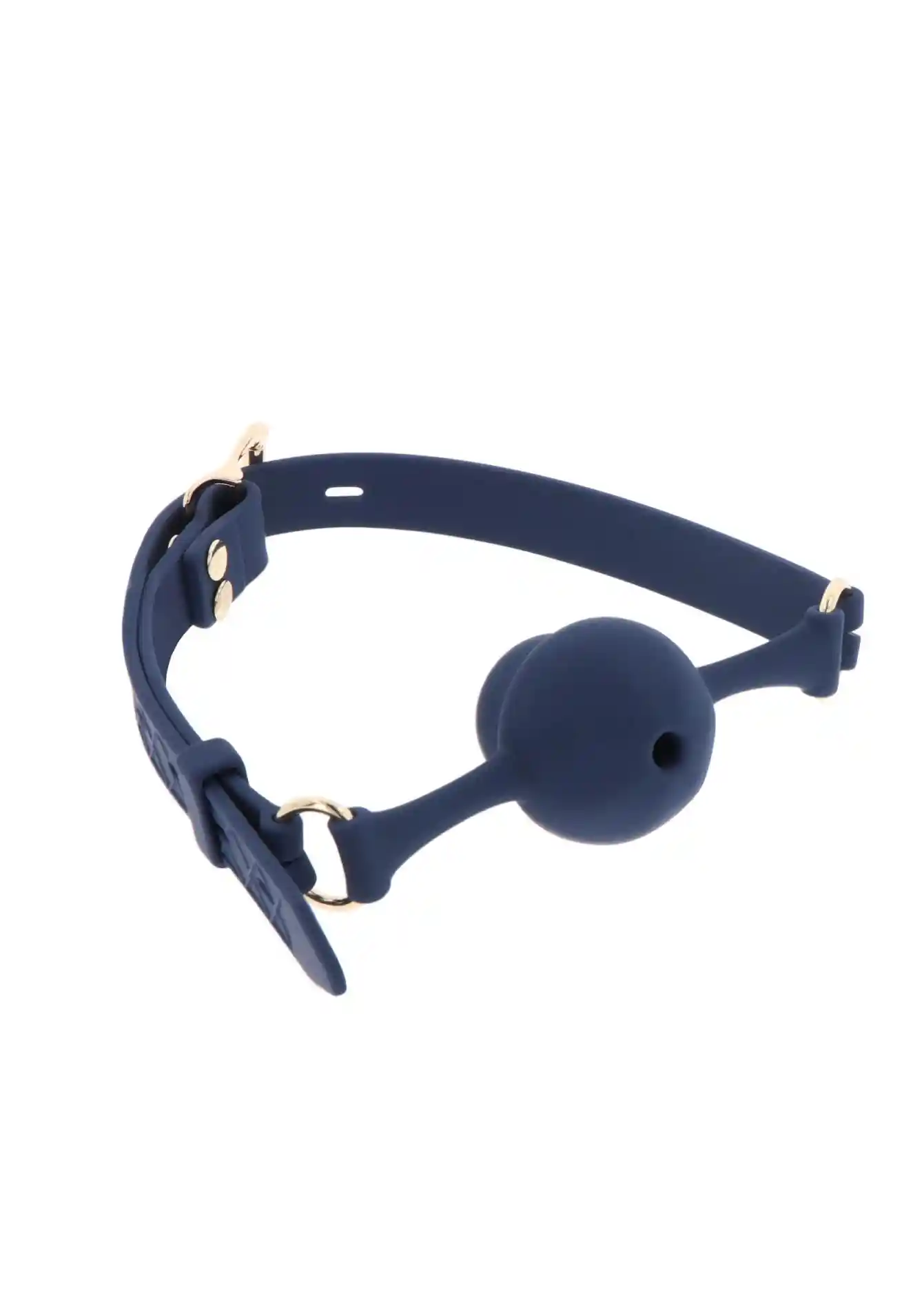 Silicone Mouth Gag Blue - obrazek 3