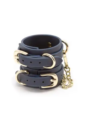 Bondage Couture Wrist Cuff Blue