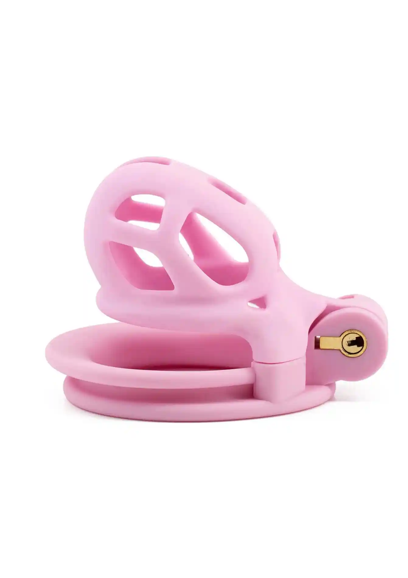 Penis Prison Cock Cage X-Short Pink - obrazek 3