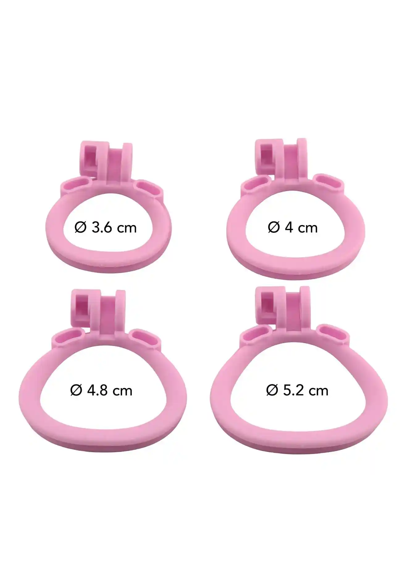 Penis Prison Cock Cage X-Short Pink - obrazek 5