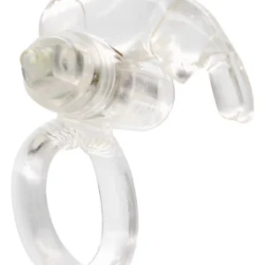 Rabbit Vibrating Cockring Transparent