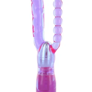 Double Penetrating Vibrator Transparent
