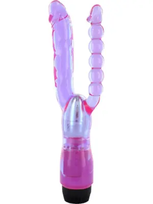 Double Penetrating Vibrator Transparent
