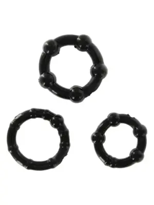 Stay Hard - Three Rings Black