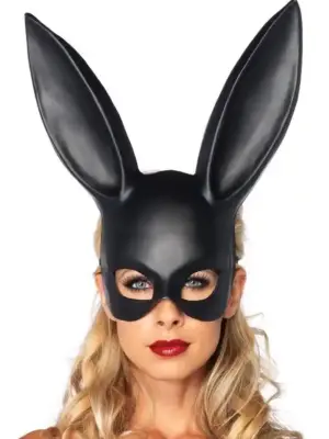 Masquerade Rabbit Mask Black