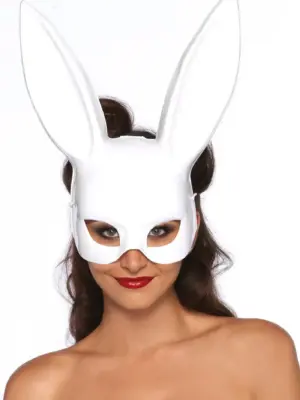 Masquerade Rabbit Mask White