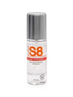 S8 WB Warming Anal Lube 125ml Warming