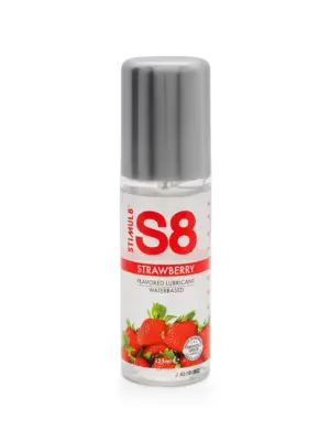 S8 WB Flavored Lube 125ml Strawberry