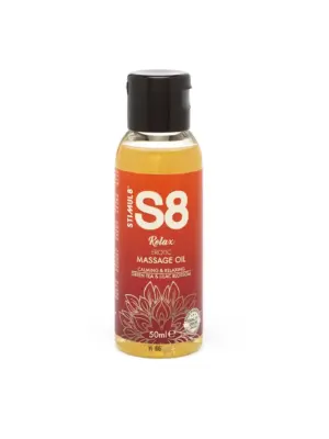 S8 Massage Oil 50ml Green Tea & Lilac Blossom