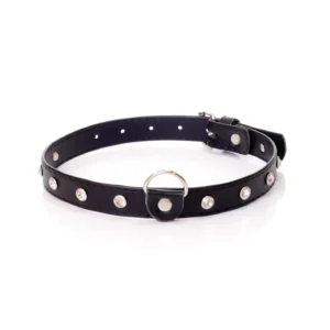 Fetish B - Series - Collar 2 cm silver crystal