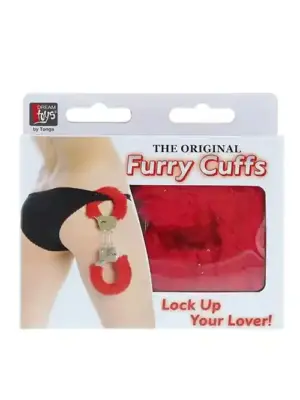 DREAM TOYS HANDCUFFS WITH PLUSH RED