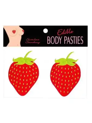 EDIBLE BODY PASTIES STRAWBERRY