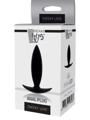 CHEEKY LOVE ANAL PLUG XTRA SMALL BLACK