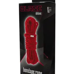 BLAZE DELUXE BONDAGE ROPE 5M RED