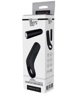 RINGS OF LOVE COUPLES ENHANCER BLACK
