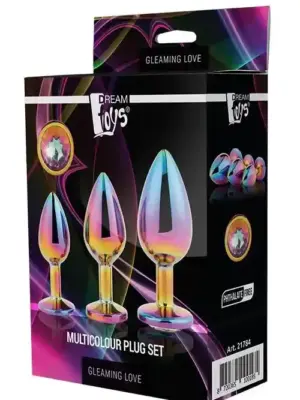 GLEAMING LOVE MULTICOLOUR PLUG SET