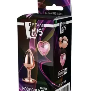 GLEAMING LOVE ROSE GOLD PLUG SMALL